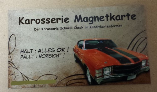 Magnetkarte karosserie karte - magnetkarte,